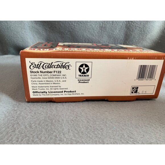 Texaco 1910 Mack Tank Truck Bank 1995 Ertl Collectibles Die-Cast Model Toy - Picture 4 of 14